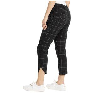 Marine Layer Womens Black & White Grid Check Tapered Pants size Small‎